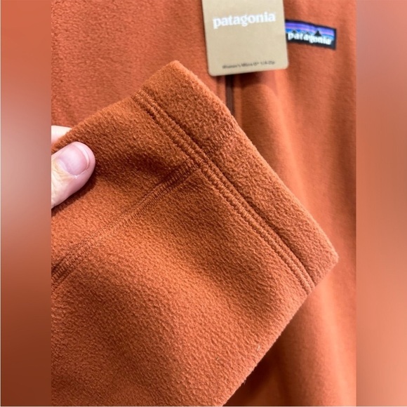 Patagonia Women's Size S Small Micro D 1/4 Zip Fleece Pullover Jacket Red NWT - Picture 6 of 10